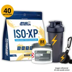 DYMATIZE - Proteína Iso xp 1kg Applied Nutrition Vainilla + Creatina Creapure 300gr + regalos