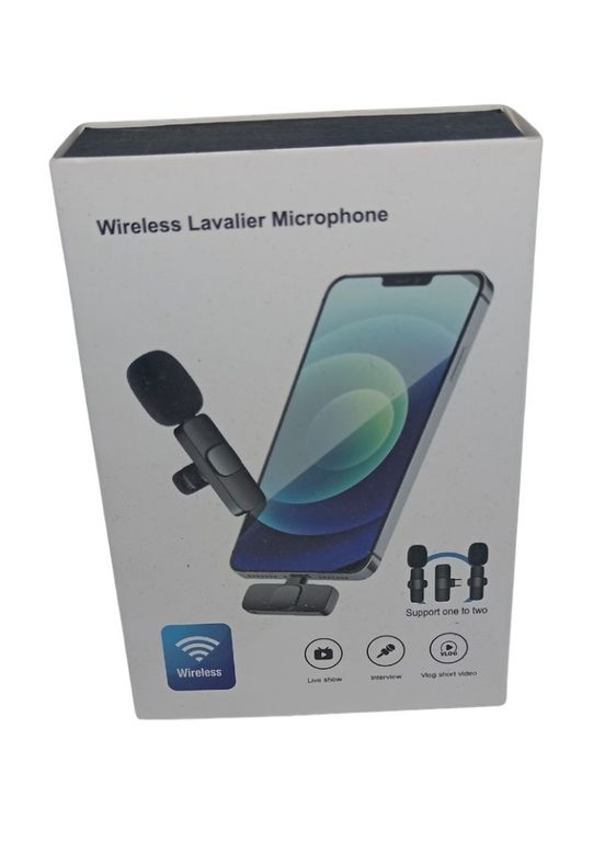 Set de 2 Micrófonos inalámbricos portátiles