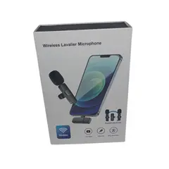 GENERICO - Set de 2 Micrófonos inalámbricos portátiles