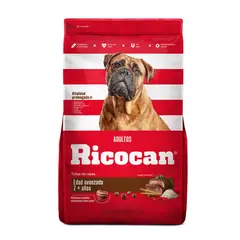 RICOCAN - Adulto 7+ Años Sabor Carne, Arroz y Vegetales 3 Kg