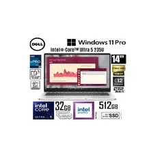 DELL - Laptop Pro 14 PC14250 14" FHD IPS, Core Ultra 5-235U, Ram 32GB, Ssd 512GB, Win 11 Pro