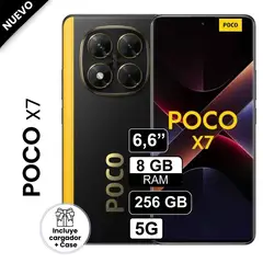 XIAOMI - Celular Poco X7 256GB 8GB 50mp + 8mp Amarillo