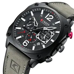 OEM - Reloj Hombre CU-8398 Cronografos Correa Cuero