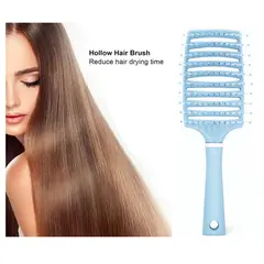 GENERICO - Peine Cepillo Desenredante Antifriz-Masajeador Celeste