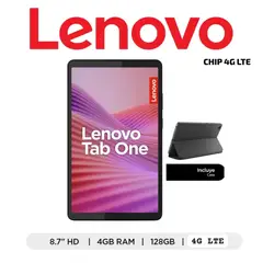 LENOVO - TABLET TAB ONE 8.7" RAM 4GB+SSD 128GB C/ ENTRADA CHIP + FOLIO CASE MOD TB305XU