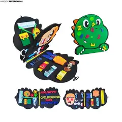 GENERICO - Libro Sensorial de Aprendizaje de Dinosaurio