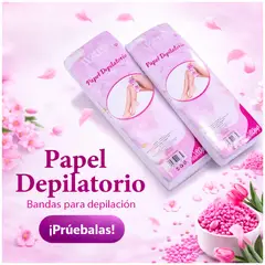 GENERICO - Pack de Papel Depilatorio Flower Secret - 50 unidades
