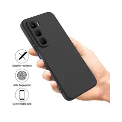 GENERICO - CASE SILICONA INFINIX HOT 60 PRO PLUS - NEGRO
