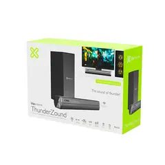 KLIP XTREME - SOUND BAR THUNDER ZOUND KSB-050 - 120 WATTS SISTEMA 2.1 DISEÑO COMPACTO