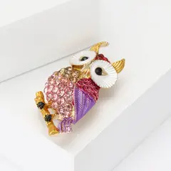 KAST PE - Broche Pin Lumen Buho Rosado prendedor