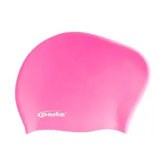PORTO - GORRO DE NATACIÓN DE SILICONA CON VOLUMEN ROSA