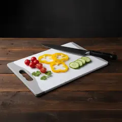 PIA COPELLO STORE - Tabla De Picar Gris Marmoleado