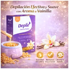 GENERICO - Cera Depilatoria en Perlas Depile Con Extracto de Vainilla para Piel Normal 200g