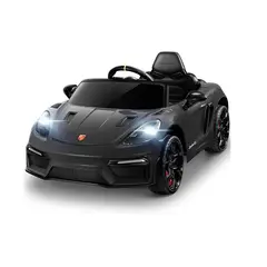 PORSCHE - AUTO DEPORTIVO SPYDER RS PARA NIÑOSNEGRO