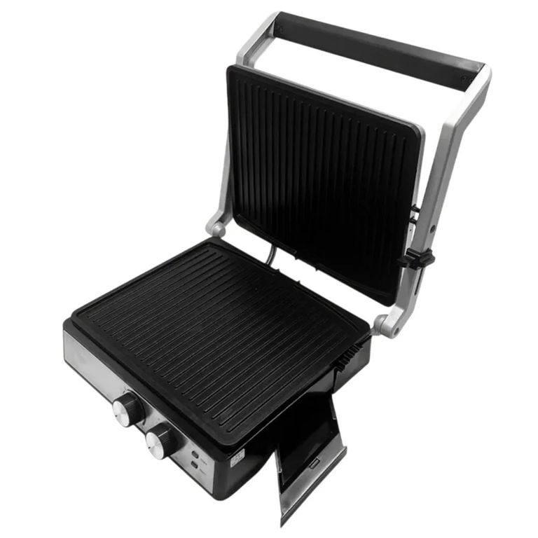 Parrilla Eléctrica Antiadherente 2000W FZ-836SG con Tapa de Acero