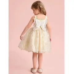 GENERICO - VESTIDO MAYA DULCE MARIPOSA 3D EN LA ESPALDA