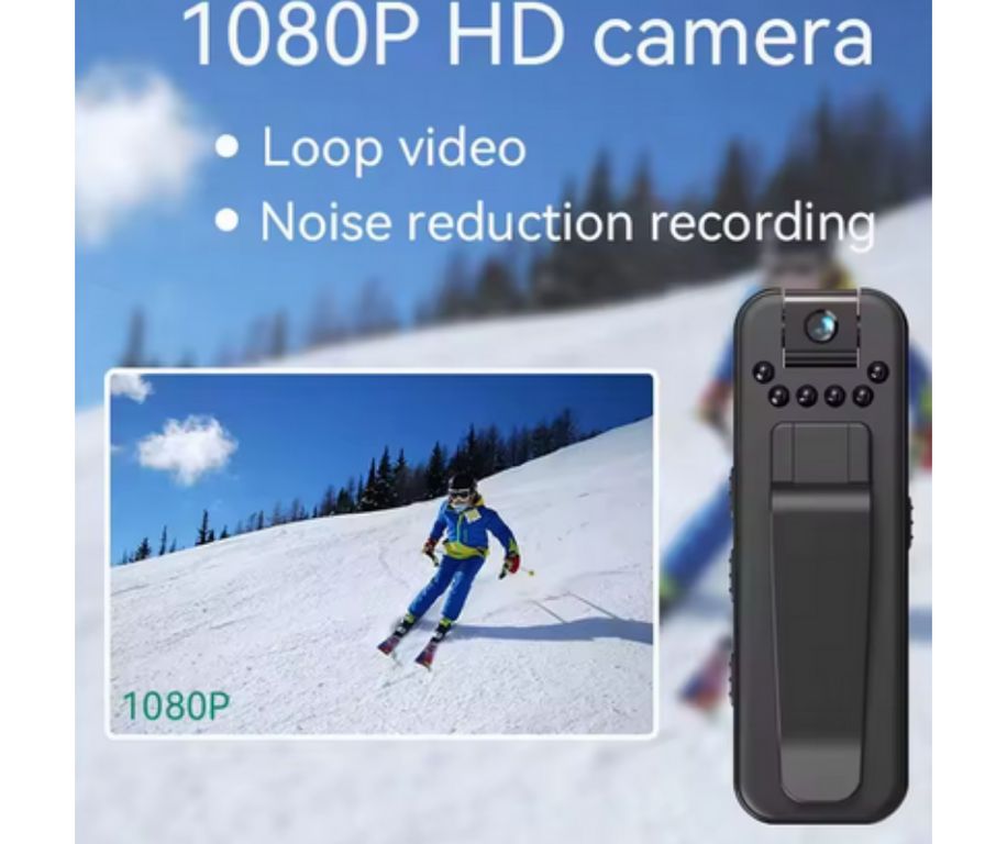 Mini cámara HD portatil con detección de movimiento