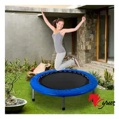 NO LOGO - TRAMPOLIN CON RESORTES DISEÑO CIRCULAR DE 92 CM