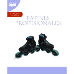 OKA - PATIN LINEAL REGULABLE PROFESIONAL TURQUESA L 38-41