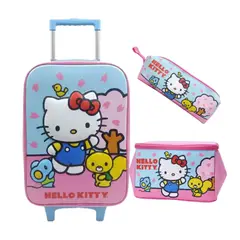 GENERICO - MOCHILA 3 EN 1 MULTIPACK PARA NIÑOS Y NIÑAS ESCOLAR CON RUEDAS