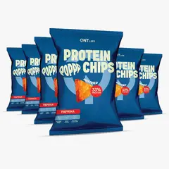 QNT - Protein Chips Paprika 12pack x 50g