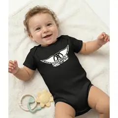 GENERICO - Body algodón Pima Aerosmith Negro