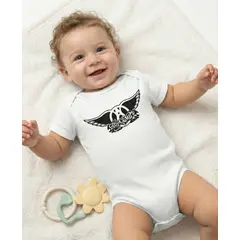 GENERICO - Body algodón Pima Aerosmith Blanco