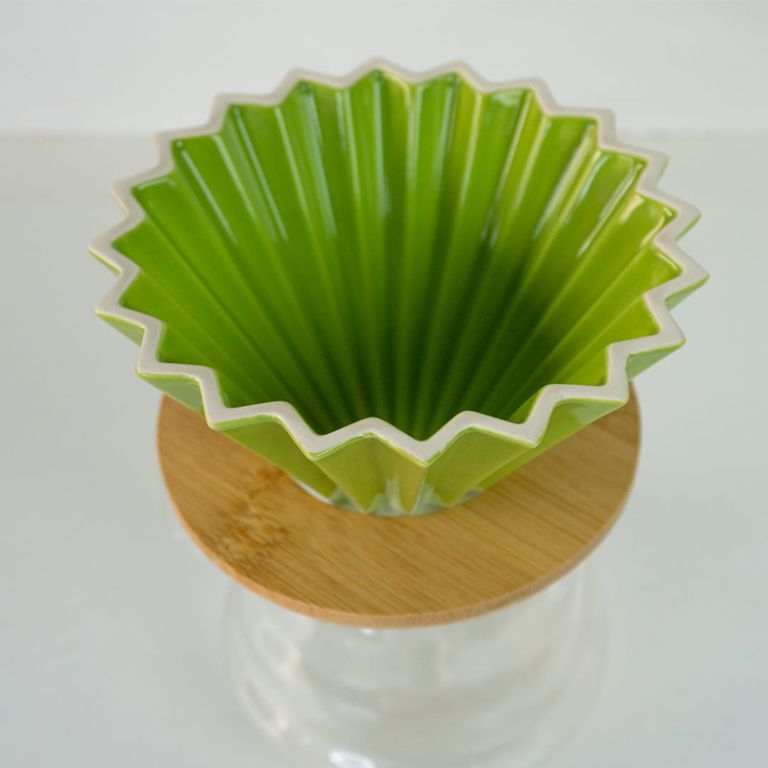 Dripper Modelo Origami Verde Lima de 1 - 4 Tz
