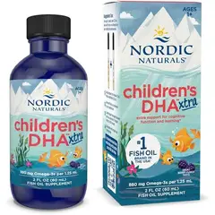 GENERICO - Nordic Naturals DHA Xtra para niños, ponche de bayas 2 onzas para niños 880 mg