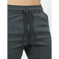 ENKI - Bermuda Urbana Hombre Plomo Drill Stone Casual Moderna