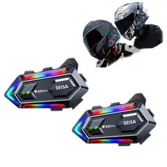 SEISA - Intercomunicadores X2 para Audífonos en Moto MT-Y20MAX Bluetooth 5,3