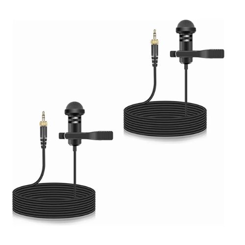 Micrófono Lavalier Genérico Con Accesorios Incluidos Negro