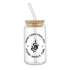 GENERICO - Vaso tapa de bambú diseño Taylor Swift 2