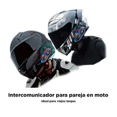 SEISA - Intercomunicadores para Audífonos en Moto MT-Y20MAX Bluetooth 5,3 para Piloto y Acompañante