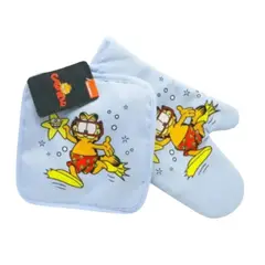 GENERICO - SET GUANTE Y AGARRADOR DE COCINA GARFIELD