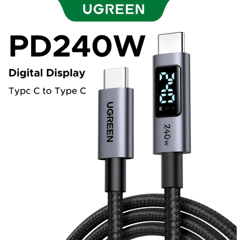 Cable Tipo-C Carga Rapida 240W 1 Metro Trenzado L530 Original