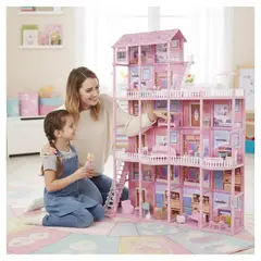 GENERICO - Casa para Muñecas de 282 pcs Incluye Muñecos Juguete para Niñas