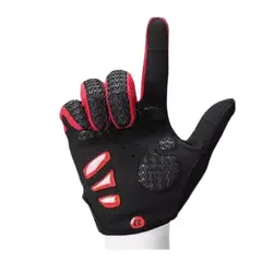 ROCKBROS - Guantes para Ciclismo con Gel Talla M - Rojo