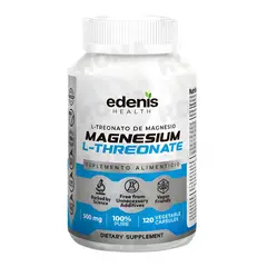 EDENIS HEALTH - L-TREONATO DE MAGNESIO 120 CÁPSULAS