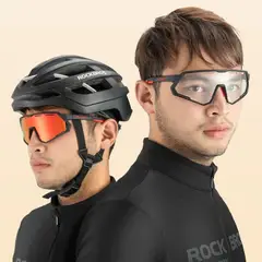 ROCKBROS - Gafas Intercambiables POLARIZADAS y FOTOCROMÁTICAS
