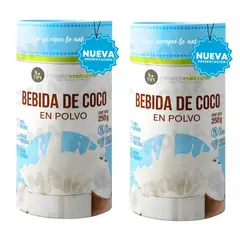 HEALTHNATURAL - PACK 2 BEBIDA DE COCO EN POLVO 250G