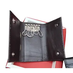 PERRY JHAN - Elegante Organizador de Cuero para llaves