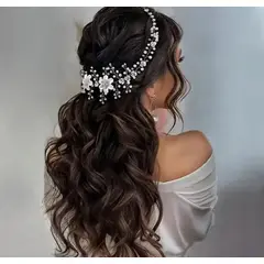 GENERICO - TOCADO ACCESORIO PARA NOVIA PEDRERÍA