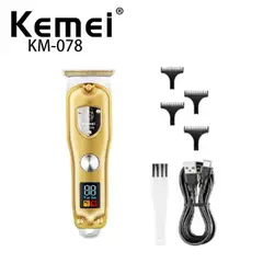 KEMEI - Máquina Cortadora Patillera Profesional Inalámbrica KM-078 Aleatorio