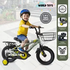 VELOX - Bicicleta Deportiva Aro 12 «PHINES II» para Niños Green