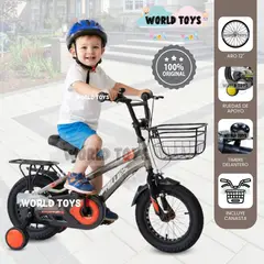 VELOX - Bicicleta Deportiva Aro 12 «PHINES II» para Niños Café