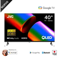 JVC - Televisor 40 FHD QLED Google TV LT-40KB758 SMART