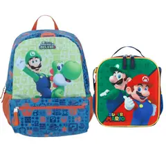 WISH - Pack Mochila y lonchera Luigui Mario Bros Oficio
