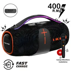 LIDIMI - Parlante Bluetooth Super 400W D-S655 Extra Bass USB TWS