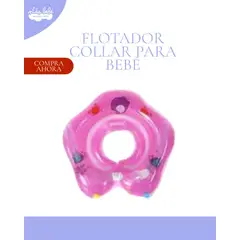 INTEX - FLOTADOR COLLAR LIGERO EN COLOR ROSADO